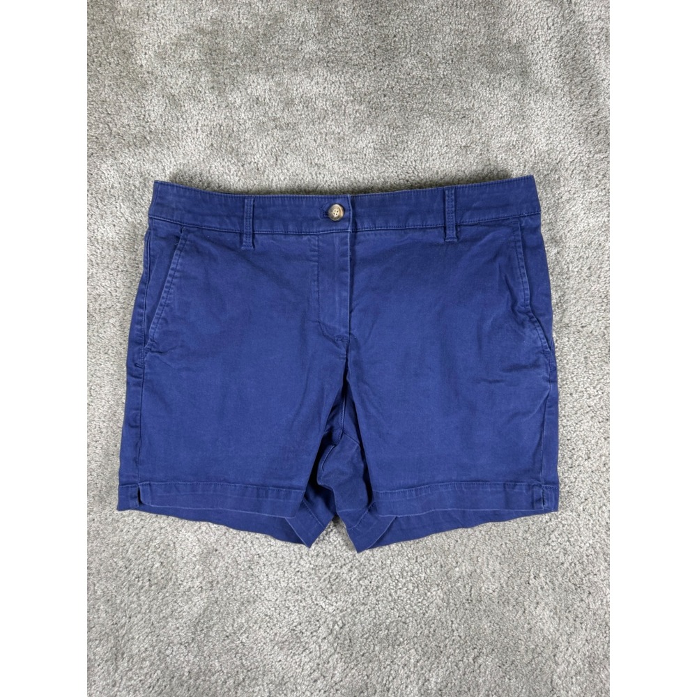 Tommy Bahama Womens Royal Blue Live the Island Life Chino Shorts Size 12